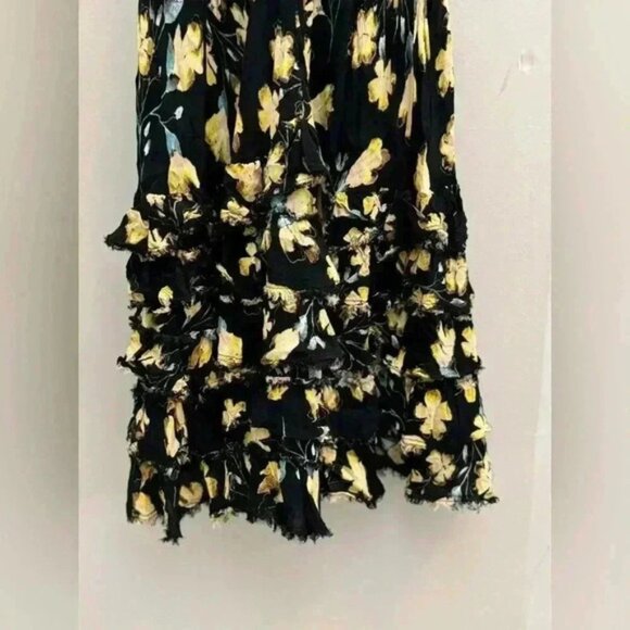 Intimately Free People Floral Mini Ruffle Swing Dress - Picture 10 of 11